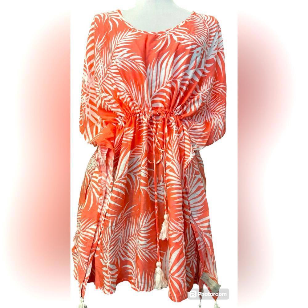 Cleobella Pink Tropical Swim Coverup